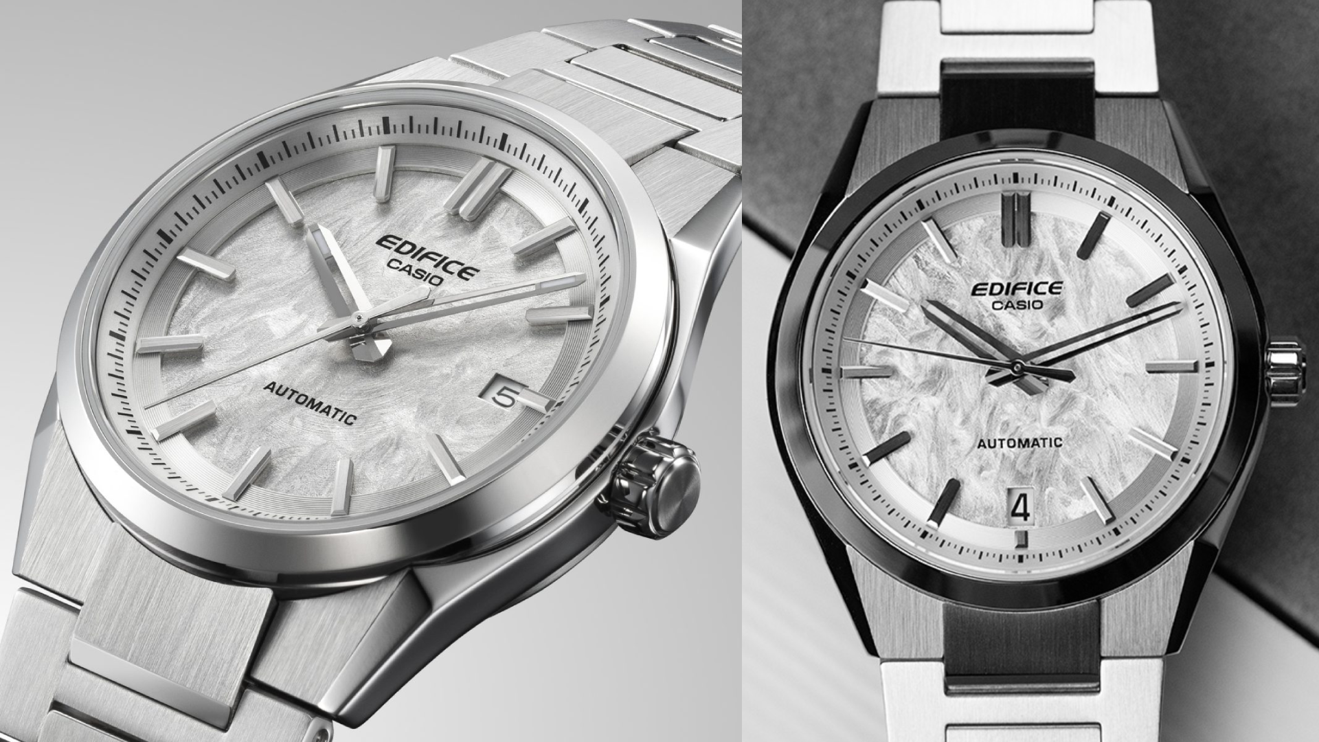 Casio EFK-100 stainless steel automatic watch